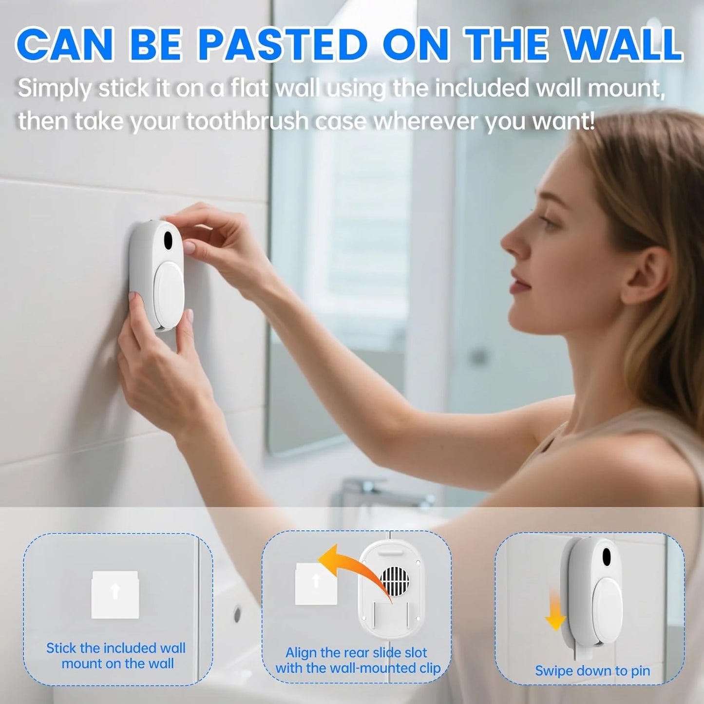 CleanAura™ UV-C Toothbrush Sanitizer
