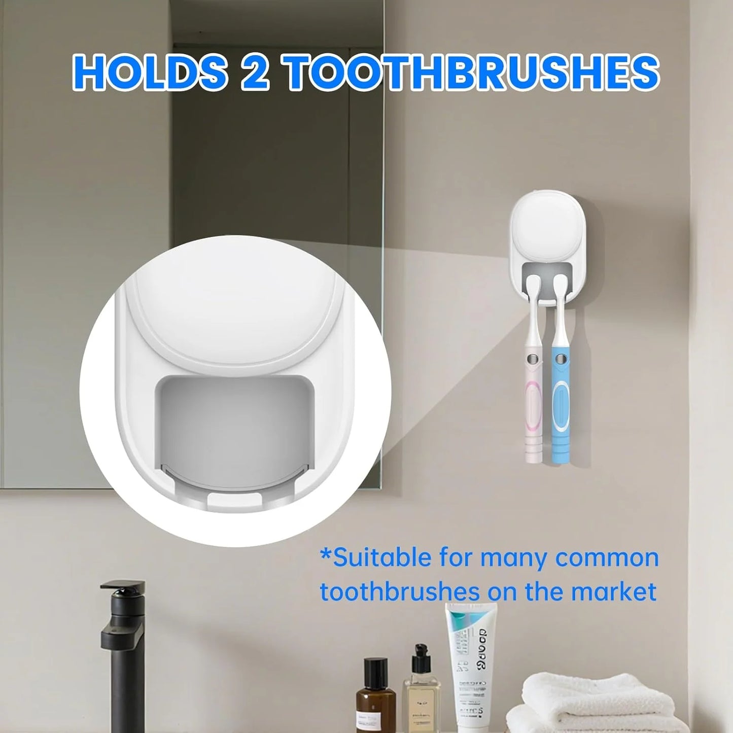 CleanAura™ UV-C Toothbrush Sanitizer