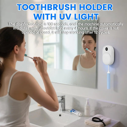 CleanAura™ UV-C Toothbrush Sanitizer